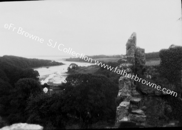 TINTERN ABBEY VIEW (WITH TURRETS) FROM TOWER BANNONS BAY